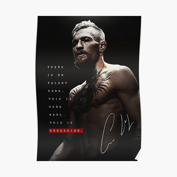 Connor McGregor - This Is Obsession Poster