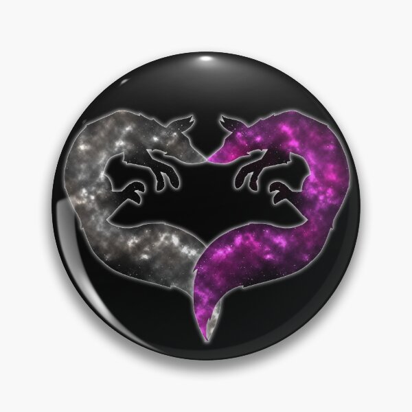 Item preview, Forever & Always Foxes - Galaxy - Gray & Purple designed and sold by Katrina Montgomery.