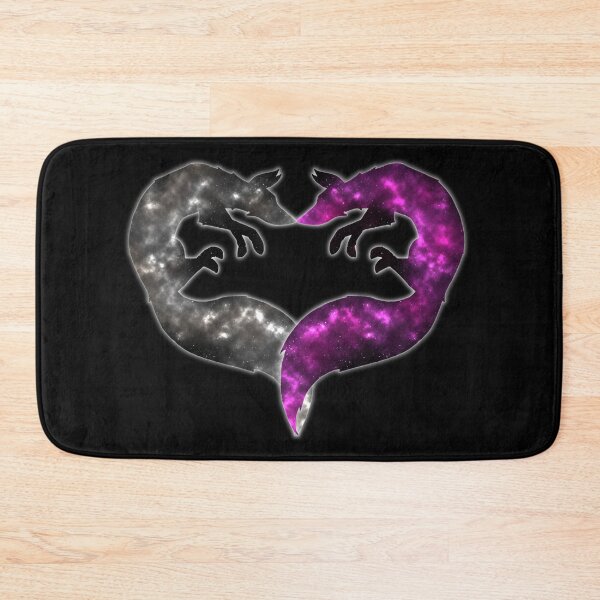 Item preview, Forever & Always Foxes - Galaxy - Gray & Purple designed and sold by Katrina Montgomery.