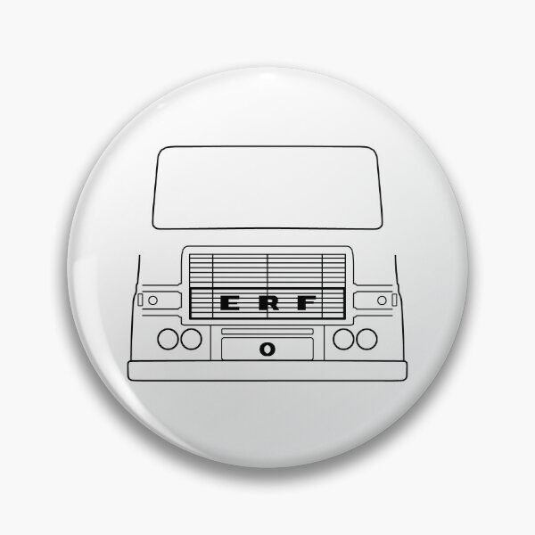 Item preview, ERF A series classic British lorry outline graphic (black) designed and sold by soitwouldseem.