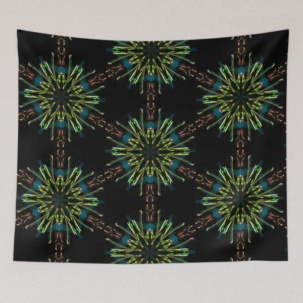 Item preview, Springtime hexagon designed and sold by stitchling.