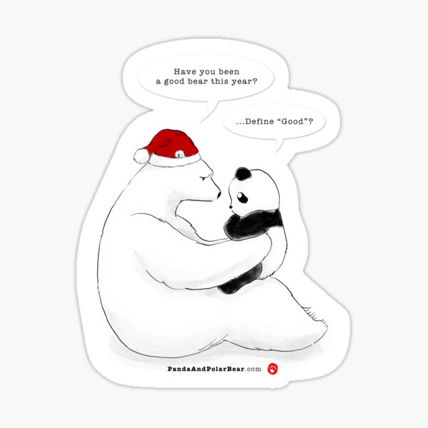 A Good Bear Sticker