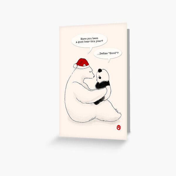 A Good Bear Greeting Card