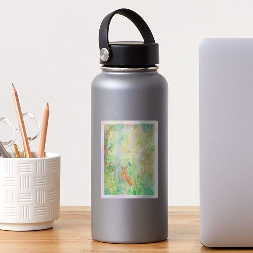 Aperçu de l'œuvre Sticker holographique créée et vendue par avec2ailes.
