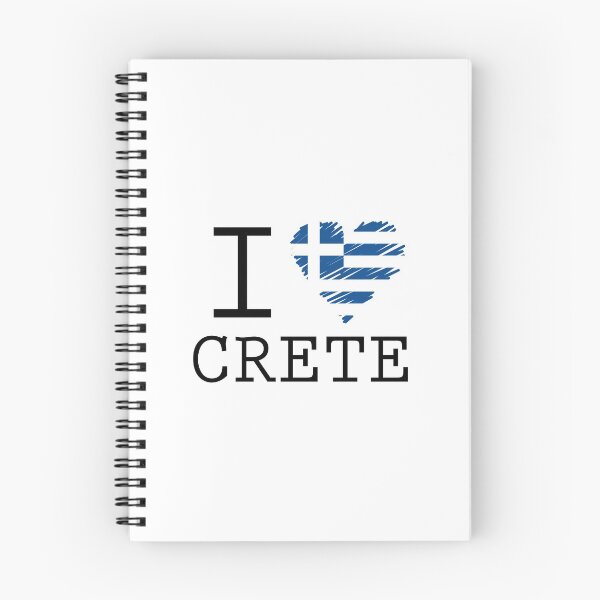 Item preview, I Love Crete with Greek Flag designed and sold by allincrete.