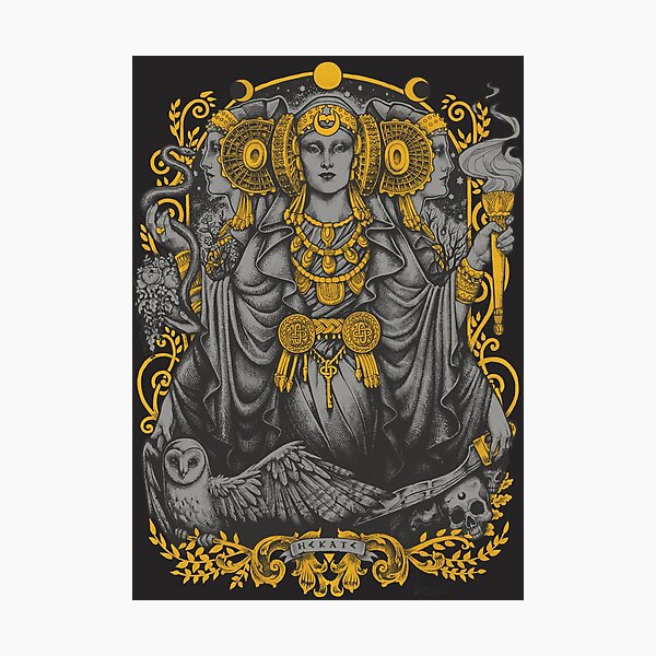 Item preview, Iberian Hecate Gray designed and sold by medusadollmaker.
