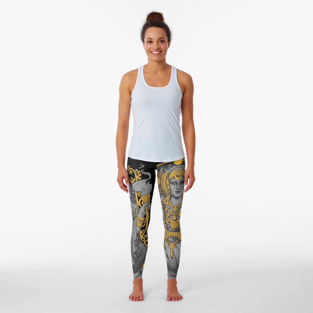 Iberian Hecate Gray Leggings