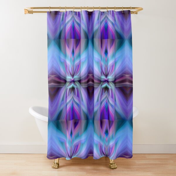 Luminescent Bloom Shower Curtain