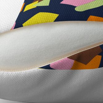 Alternate view of Geometric Sweets Throw Pillow