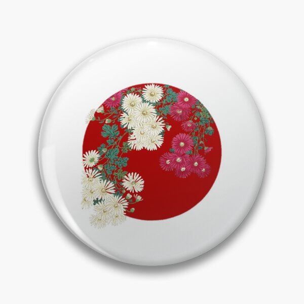 Item preview, Japanese Flag - Chrysanthemums designed and sold by weavernap.