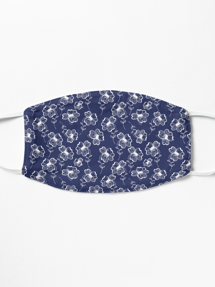Alternate view of True Blue Pretty Pansy Mask