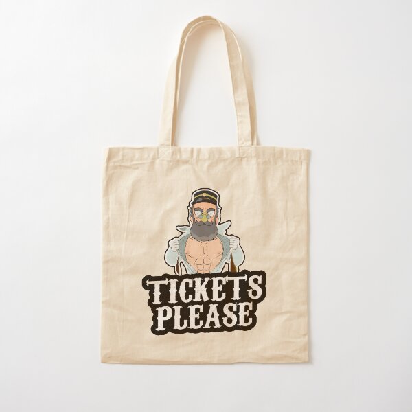 Tickets, please - Rick and Morty Cotton Tote Bag