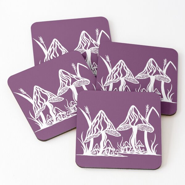 Item preview, Mushroom Garden | Fungus Design designed and sold by Monochromatics by Corie Mae Dark.