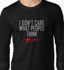 I don't care what people think - Kimi Raikkonen life motto Long Sleeve T-Shirt