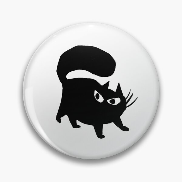 Item preview, Black cat #1 (Mrrrf.) designed and sold by doodlesquash.