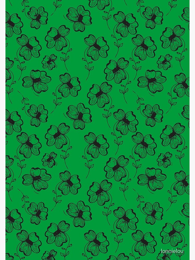 Bright Green Pretty Pansy by lonnielou