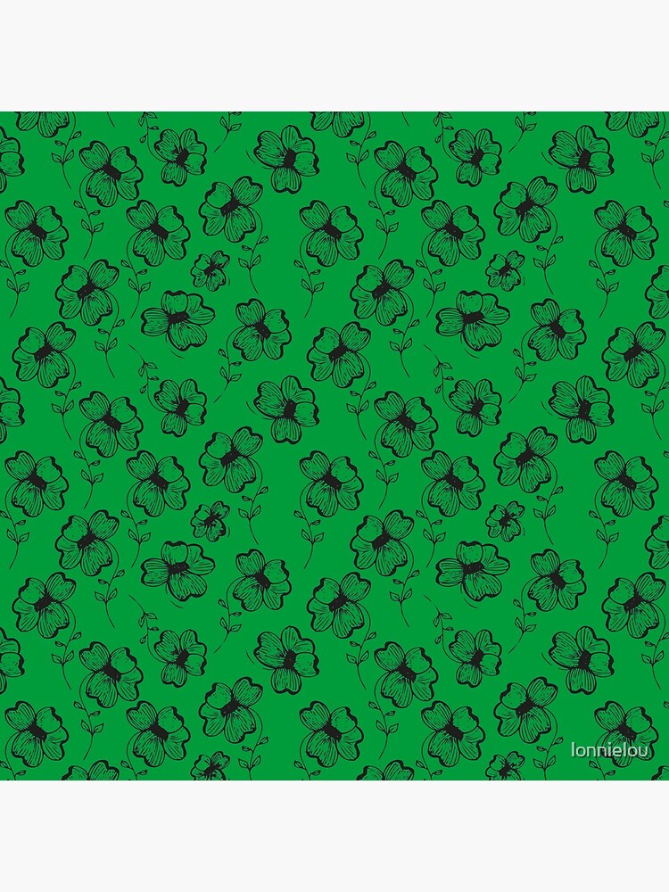 Bright Green Pretty Pansy by lonnielou