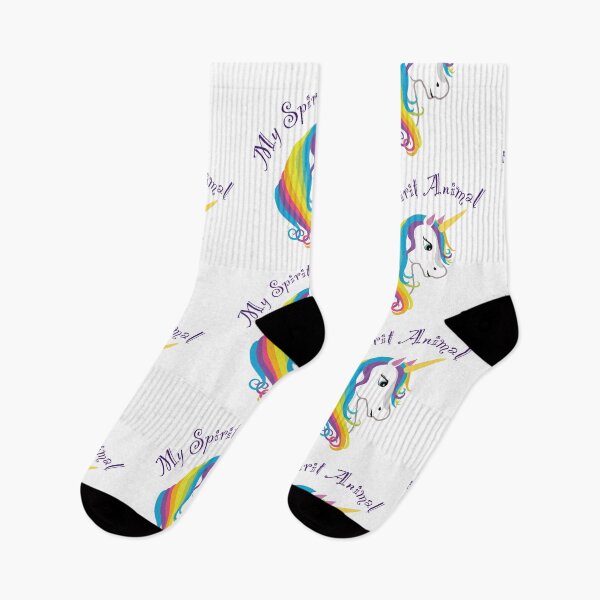 Item preview, Cute Rainbow Unicorn My Spirit Animal  designed and sold by Mandala108.