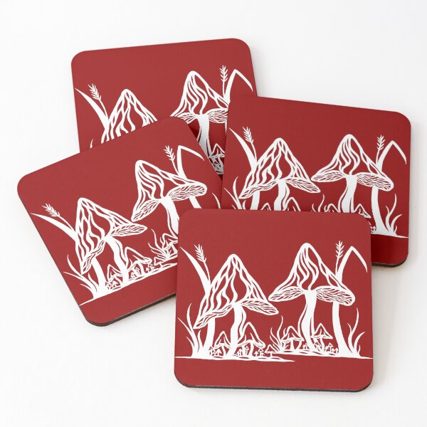 Item preview, Mushroom Garden | Fungus Design designed and sold by Monochromatics by Corie Mae Dark.