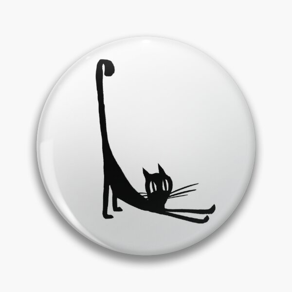 Item preview, Black cat #2 (Myaaa!) designed and sold by doodlesquash.