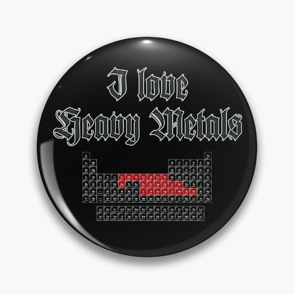Item preview, I love Heavy Metal - and heavy metals. designed and sold by PrintPit.