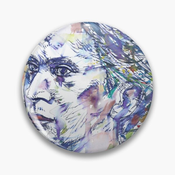 Item preview, LEOPOLD VON SACHER-MASOCH watercolor and ink portrait.1 designed and sold by lautir.