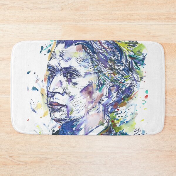 Item preview, LEOPOLD VON SACHER-MASOCH watercolor and ink portrait.1 designed and sold by lautir.
