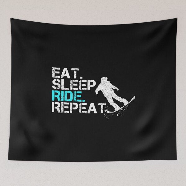 Item preview, Eat Sleep Ride Repeat Snowboarding Funny  designed and sold by alenaz.