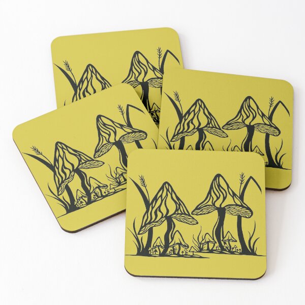 Item preview, Mushroom Garden | Fungus Design designed and sold by Monochromatics by Corie Mae Dark.
