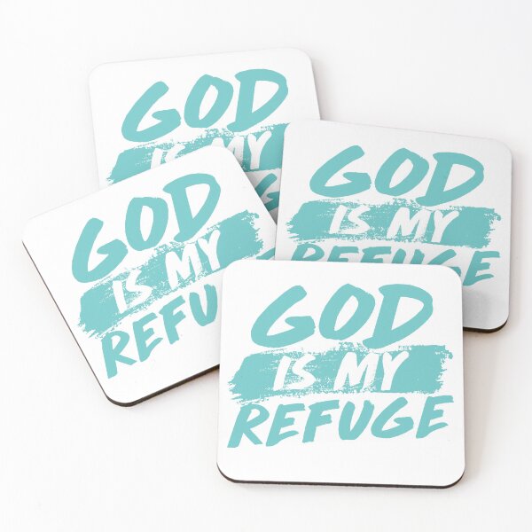 Item preview, God Is My Refuge Christian Gift designed and sold by Roland1980.