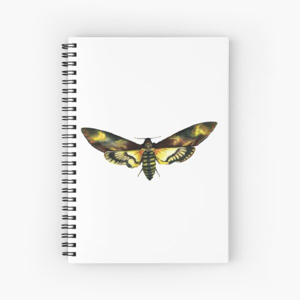 Deaths-Head Hawk Moth Spiral Notebook