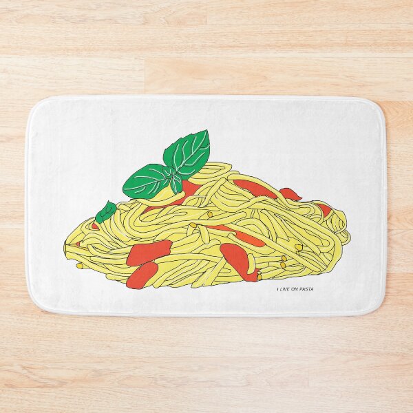 Item preview, I live on pasta . Spaghetti .  designed and sold by viktoriqger.
