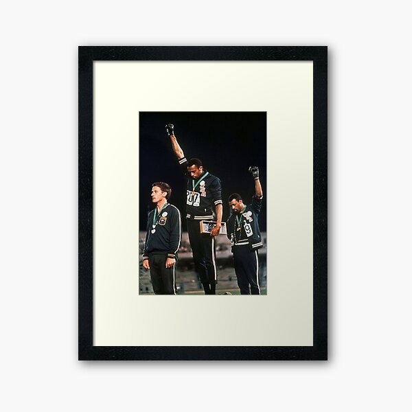 Olympics Salute 1968 Framed Art Print