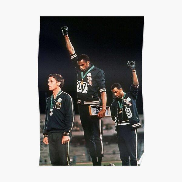 Olympics Salute 1968 Poster