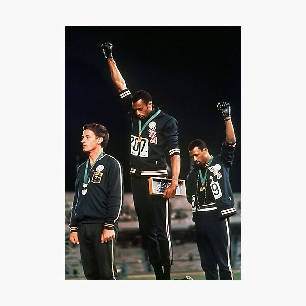 Olympics Salute 1968 Photographic Print