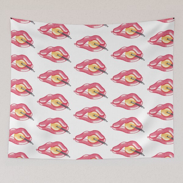 Item preview, Pop art lips balloon twisting inspired red lips designed and sold by MitoP.