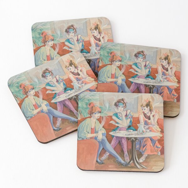 Item preview, Cafe Chat designed and sold by Sara Moon.