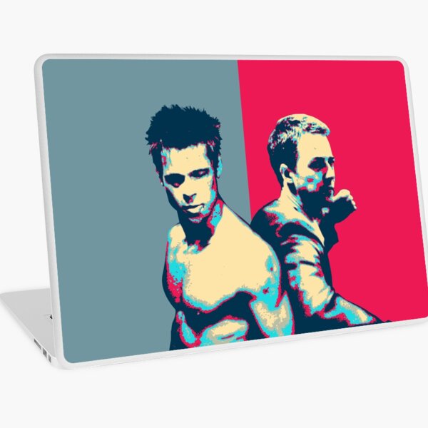Fight Club Revisited - Tyler Durden and The Narrator Back to Back Laptop Skin