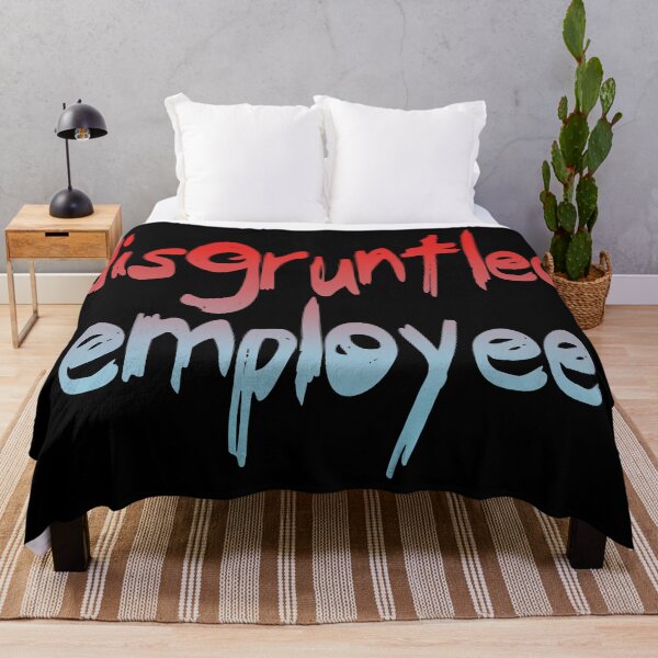 Item preview, Disgruntled Employee (Funny Viral Quote • Red Blue) designed and sold by SassyClassyMe.