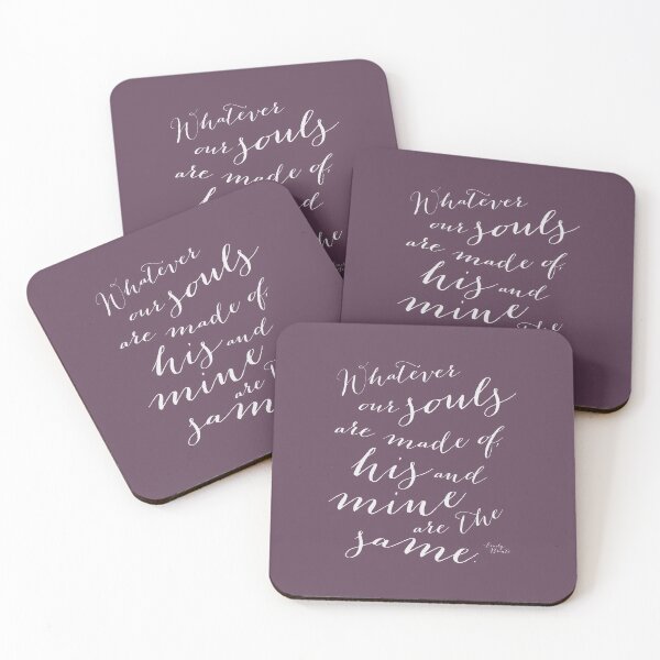 Item preview, Whatever Our Souls Are Made of, His and Mine are the Same in Eggplant Purple designed and sold by Kristen Glanzmann.