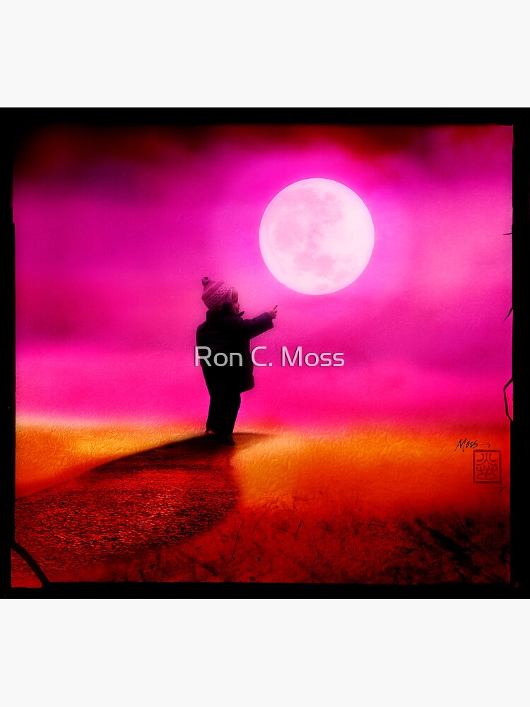 Pointing To The Moon by ronmoss
