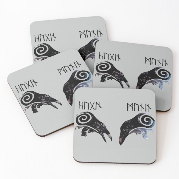 Item preview, Hugin & Munin designed and sold by MandWthings.