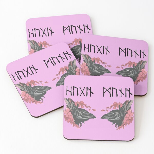 Item preview, Flores Hugin y Munin designed and sold by MandWthings.
