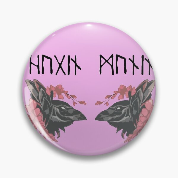 Item preview, Hugin & Munin Flowers designed and sold by MandWthings.