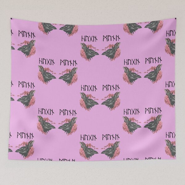 Item preview, Flores Hugin y Munin designed and sold by MandWthings.