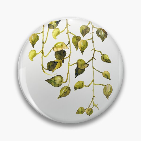 Item preview, Golden Pothos - botanical ink painting designed and sold by Leela's House.