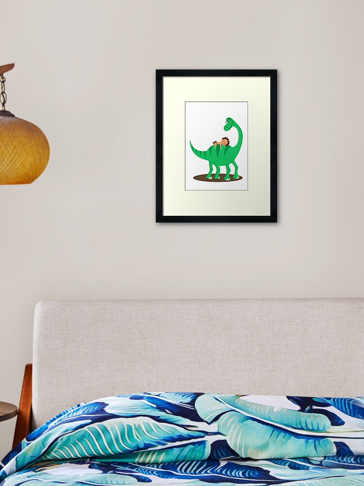 Arlo The Good Dinosaur Framed Art Print By Mruburu Redbubble