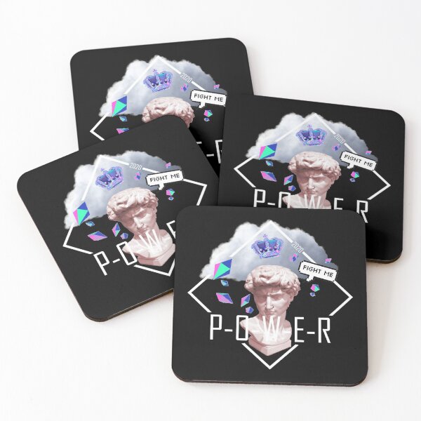 Item preview, POWER vaporwave aesthetic designed and sold by DoomDude.