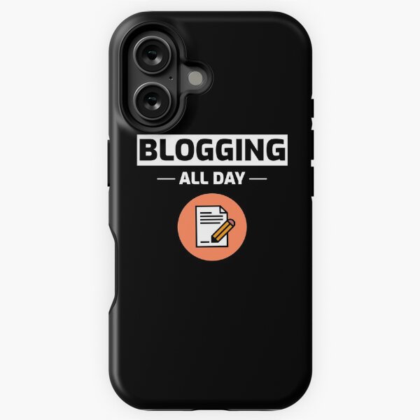 Vista previa del artículo con la obra «Blogging Blogger Blogger Gift», diseñado y vendido por TastefulTees.