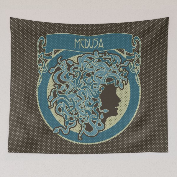 Item preview, Medusa silhouette (dark) designed and sold by freshinkstain.
